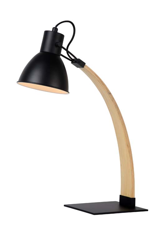 Lucide CURF - Lampe de bureau - E27 - Noir