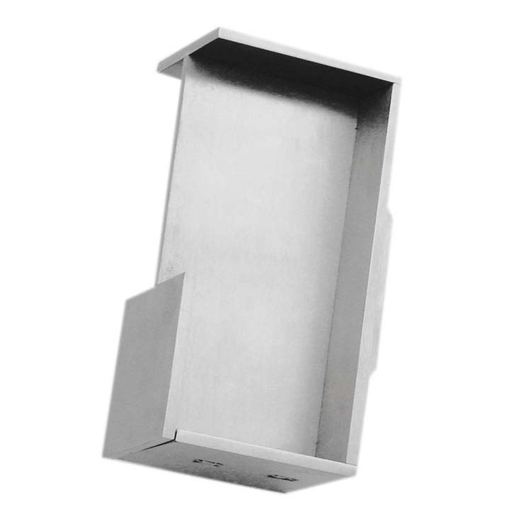 Coquille de porte carré massif 40mm inox plus /pièce