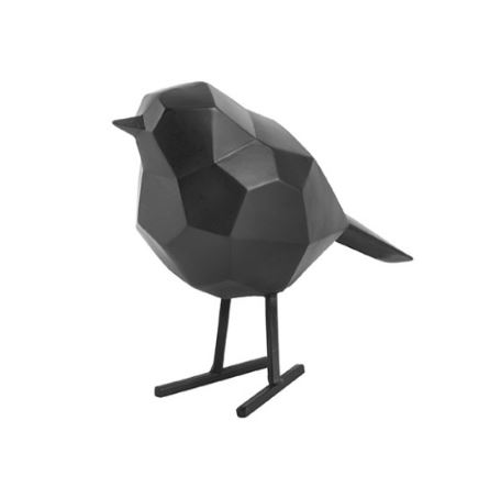 Beeld origami vogel zwart small