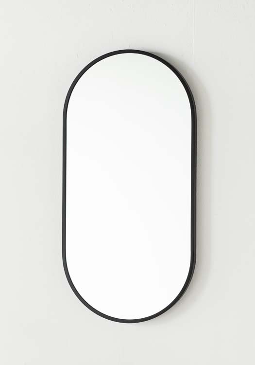 Miroir Rens 400x800 mm avec cadre noir