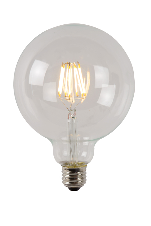 Lucide G125 - Ampoule filament - Ø 12,5 cm - LED Dim. - E27 - 1x8W 2700K - Ambre