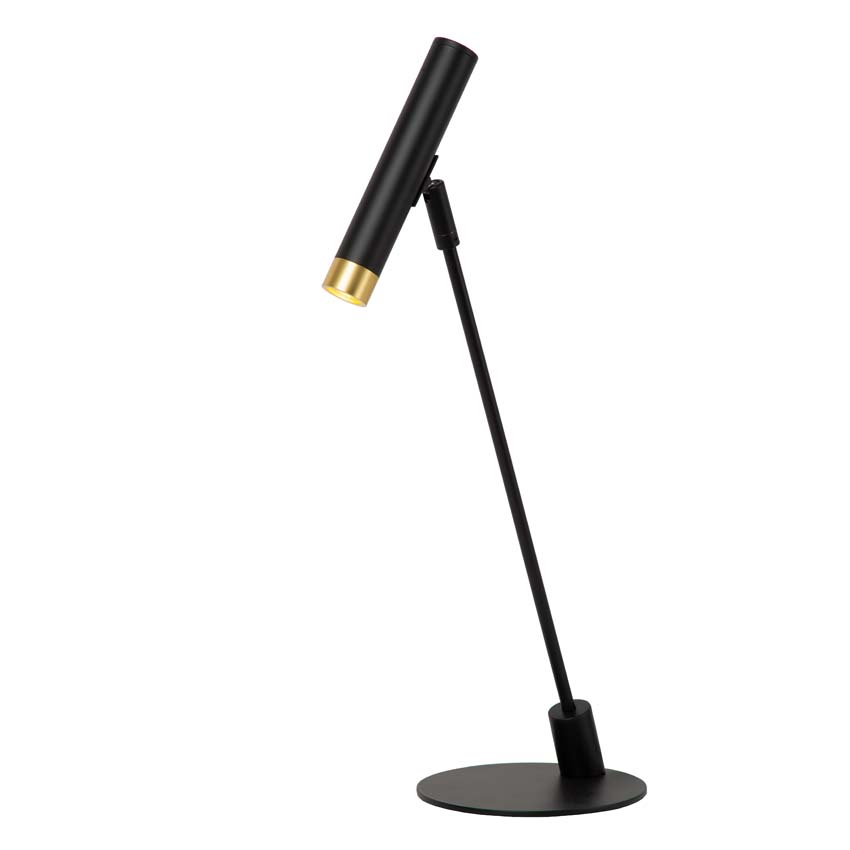 Lucide ALEC - Lampe de table - LED Dim. - G9 - 1x3W 2700K - Des anneaux interchangeables inclus - Noir