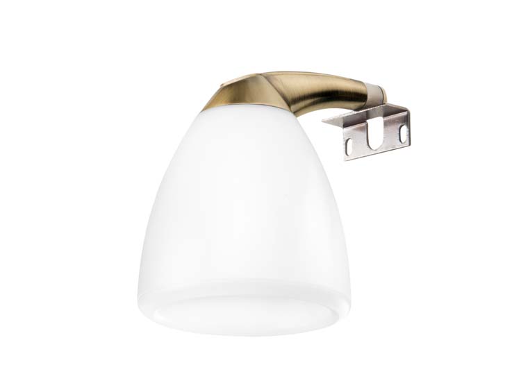 Eclairage salle de bain - bronze - Ø 8cm - 4000K - 4W - 225 lumen - IP44