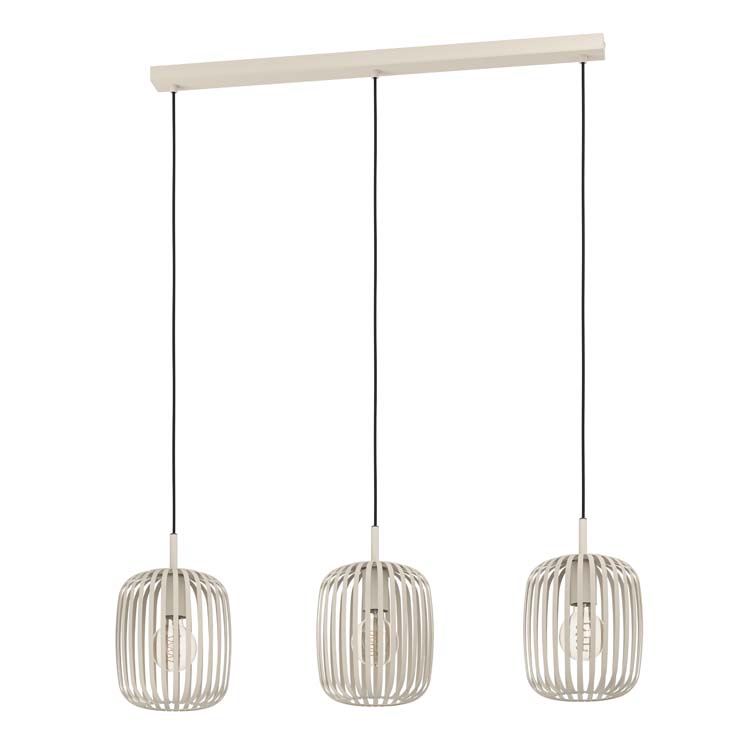 Hanglamp Roma 3xE27 zandkleur/beige