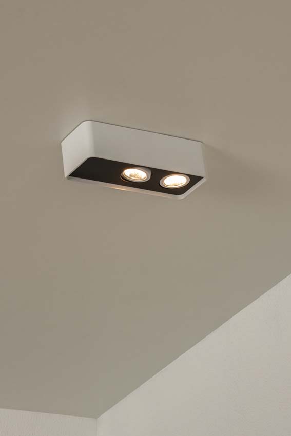 ANGULAR - Spot plafond - 2xLED Dim. - Blanc