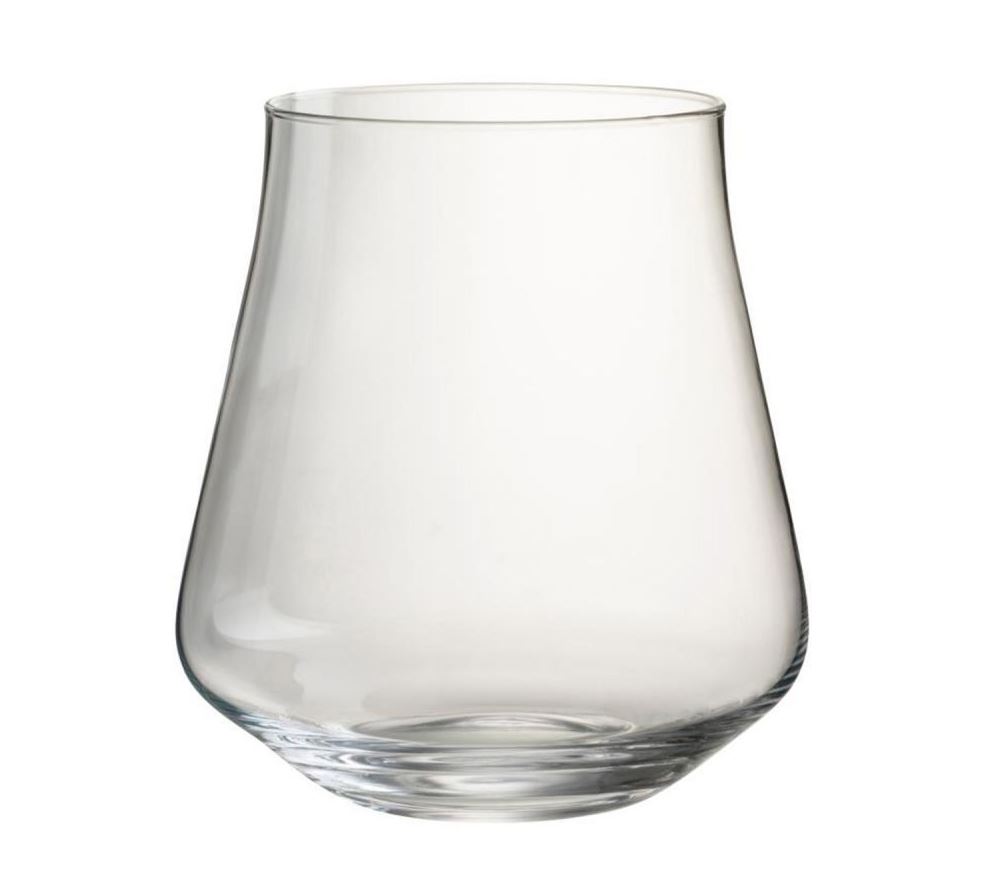 Vase Vita verre transparent H27cm 