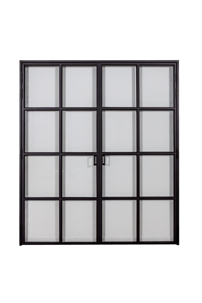 Stalen binnendeur 2x 8W Glass trixi 1760x2040 mm links