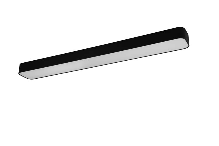 Plafonnier LED noir H8cm 45W 4500LM 2700-6000K