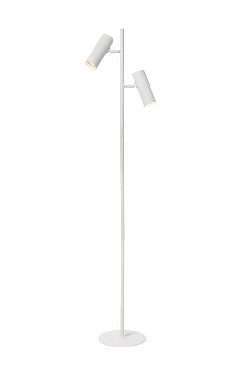 Lucide CLUBS - Vloerlamp - 2xGU10 - Wit