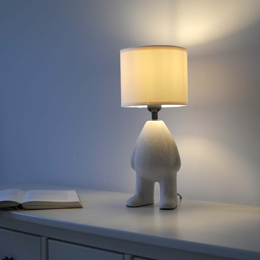 Lampe de table sable debout