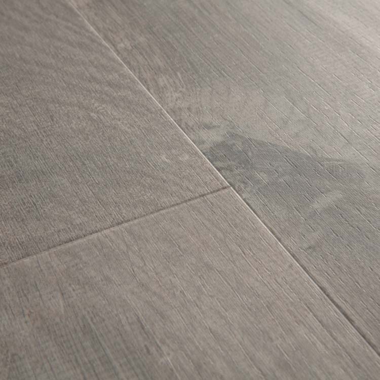 Vinyle Quick-step bloom medium planks 6mm chêne cosy coton gris gris foncé
