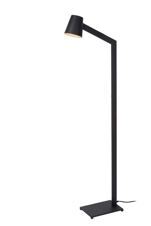 Lucide MIZUKO - Lampadaire / lampe de lecture - Ø 13 cm - E14 - Noir