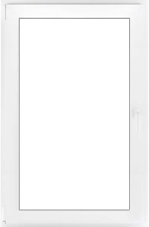 1-VAN fenêtre oscillo-battant pvc Ikkuna blanc 70mm L750XH1000mm G