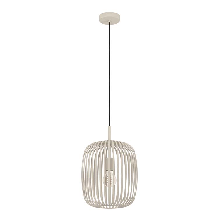 Lampe suspendue Roma E27 couleur sable/beige