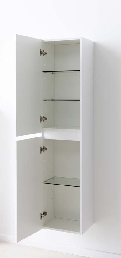 Armoire colonne Tony blanc