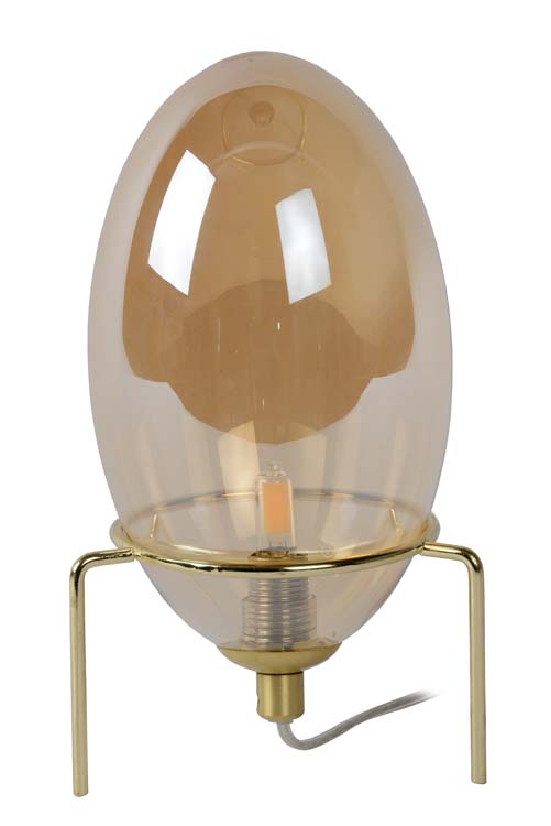 Lampe de table - Ø 13 cm - 1xG9 - Ambre