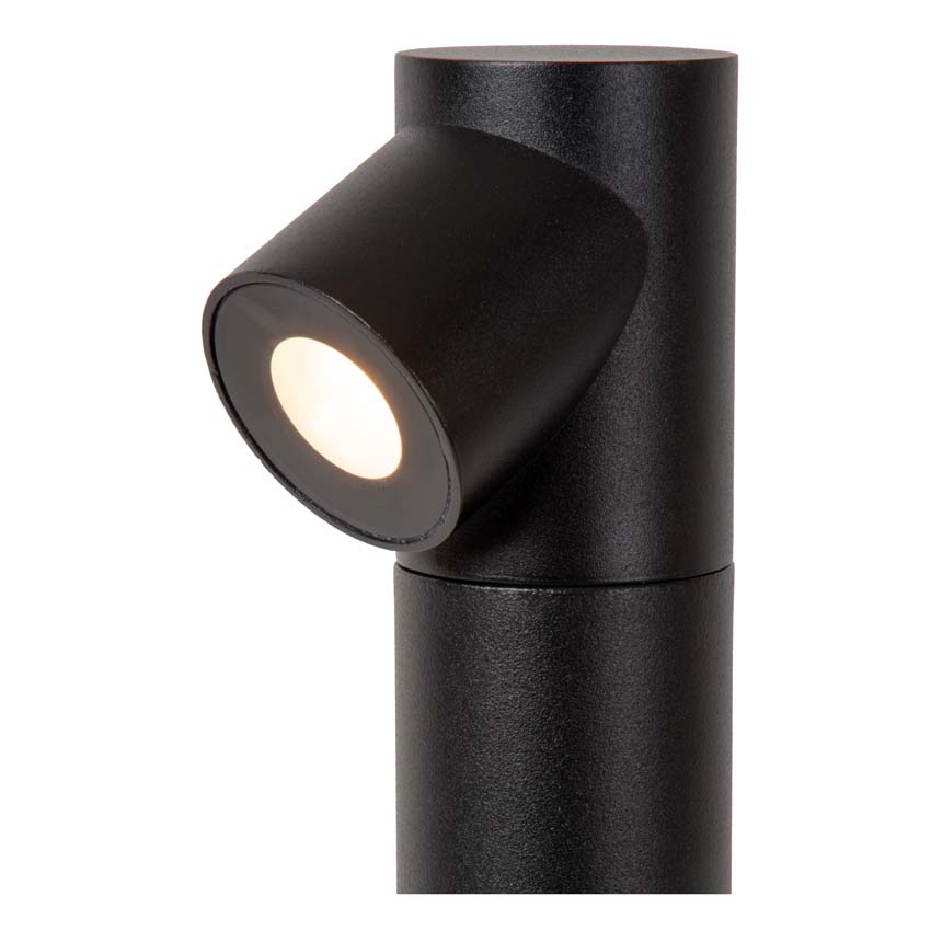 Lucide IBAMBA - Borne extérieur - LED - 1x6W 3000K - IP65 - Noir