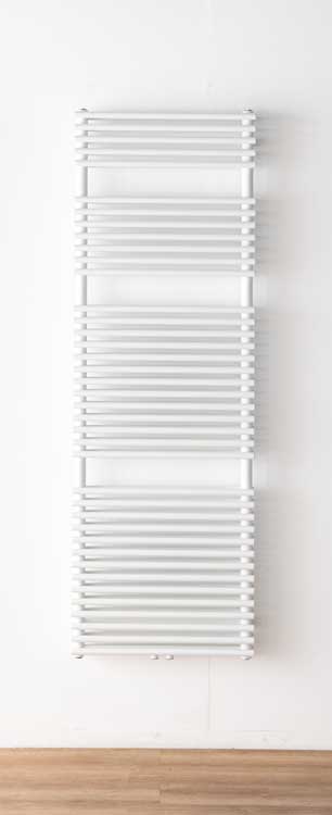 Radiateur sèche-serviette Doby double 180x60cm blanc 1810 Watt avec élément chauffant blanc digital