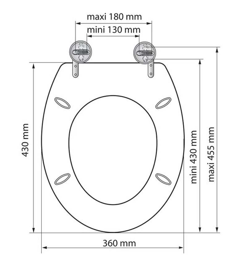 Wc-bril Aciero softclose