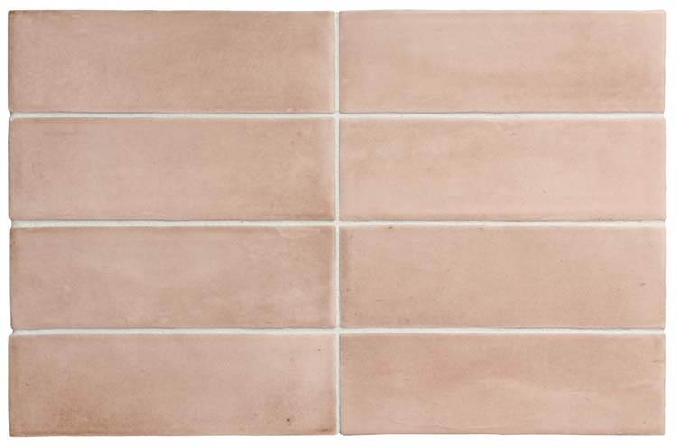 Carrelage sol/mur Nono Orchard pink mat 5x15cm