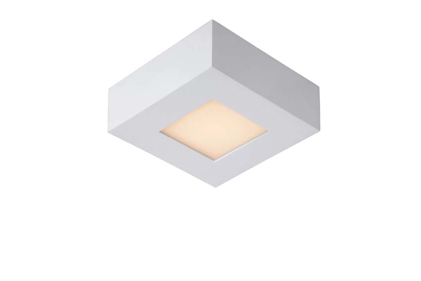 BRICE-LED Plafonnier dimmable 8W carré IP44