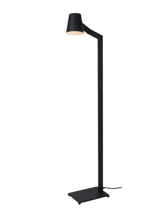 Lucide MIZUKO - Lampadaire / lampe de lecture - Ø 13 cm - E14 - Noir
