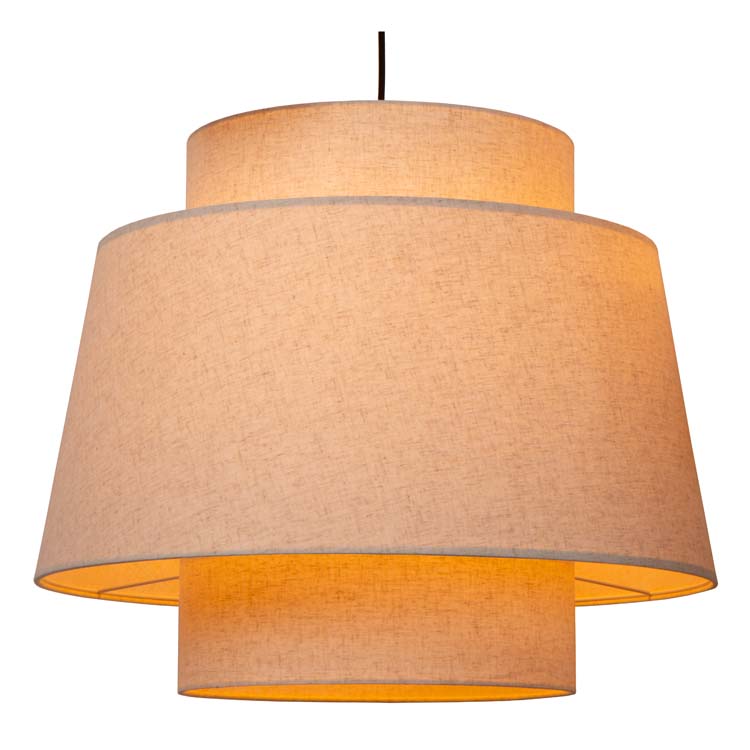 Lucide TRIBUTE - Hanglamp - 3xE27 - Beige