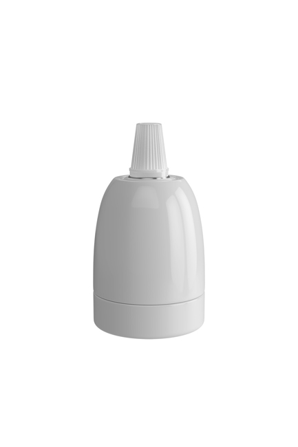 Soquet de lampe blanc E27 max250V-60W