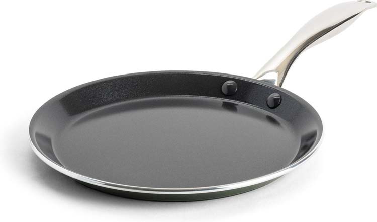 poêle à crêpes Dagelijkse Kost vert olive D24 cm