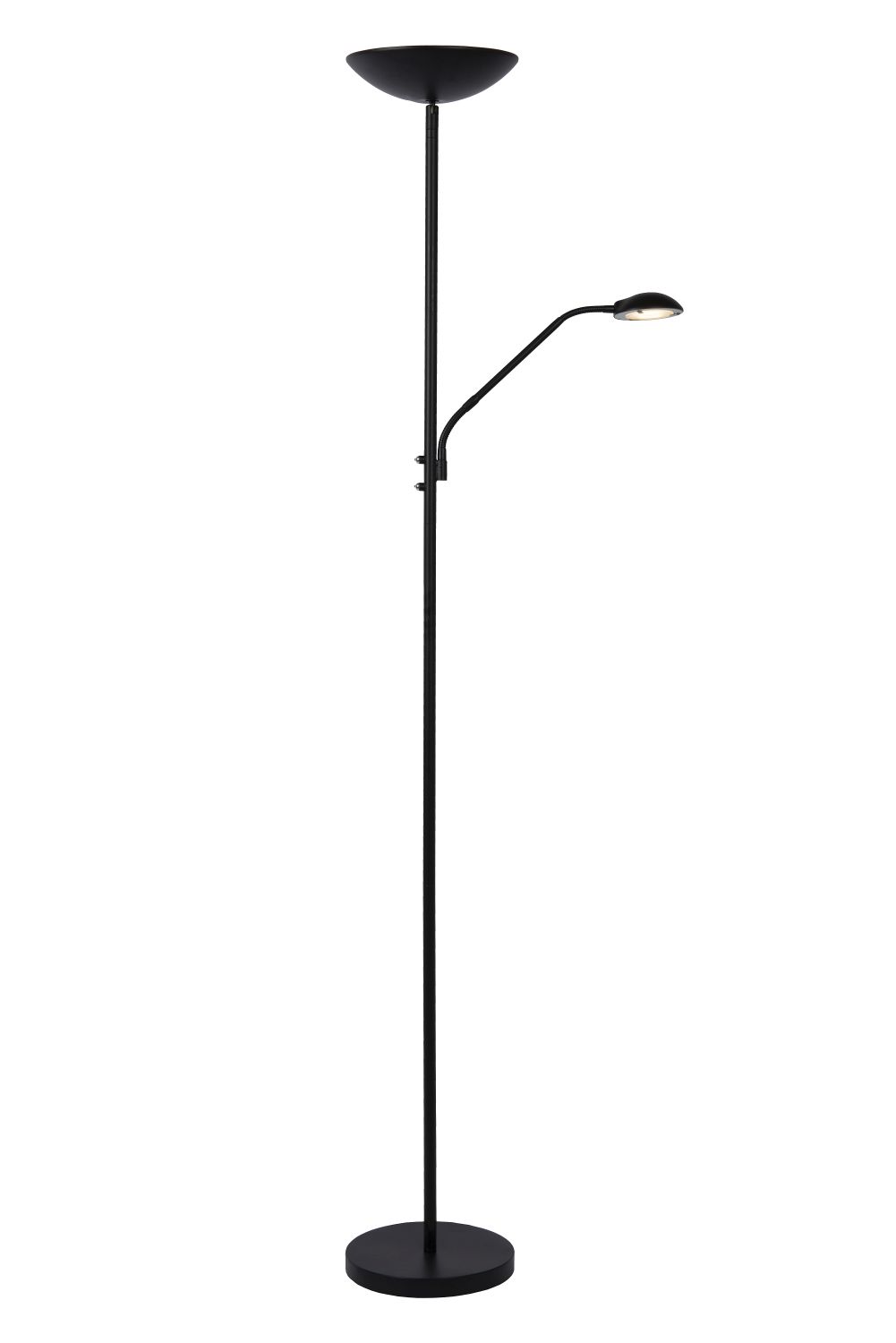 Lucide ZENITH - Lampe de lecture - Ø 25,4 cm - LED Dim. - 3000K - Noir