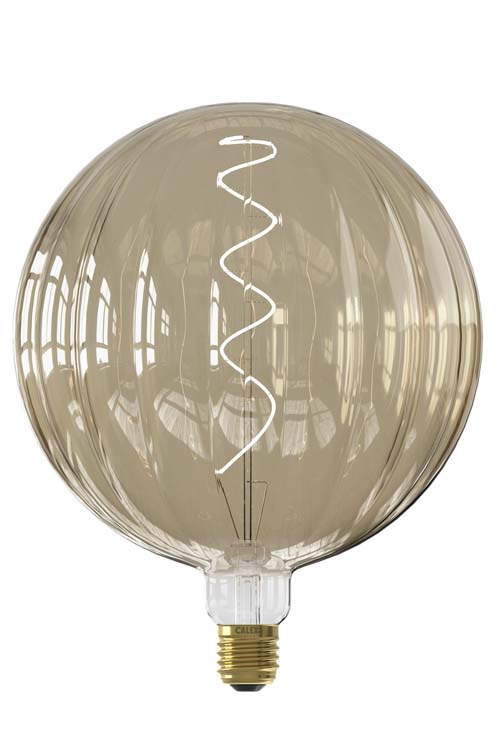 LED lamp filament vintage rond 4W 200lm 2000K dimbaar