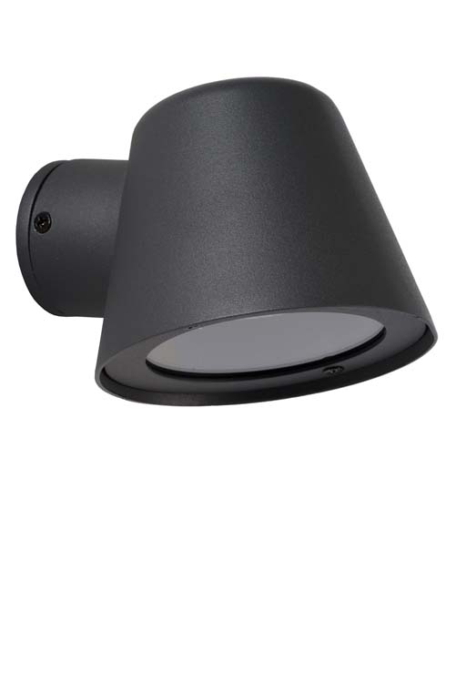 DINGO Wandlamp Buiten - LED Dimb. - GU10 - 1x5W 3000K - IP44 - Antraciet
