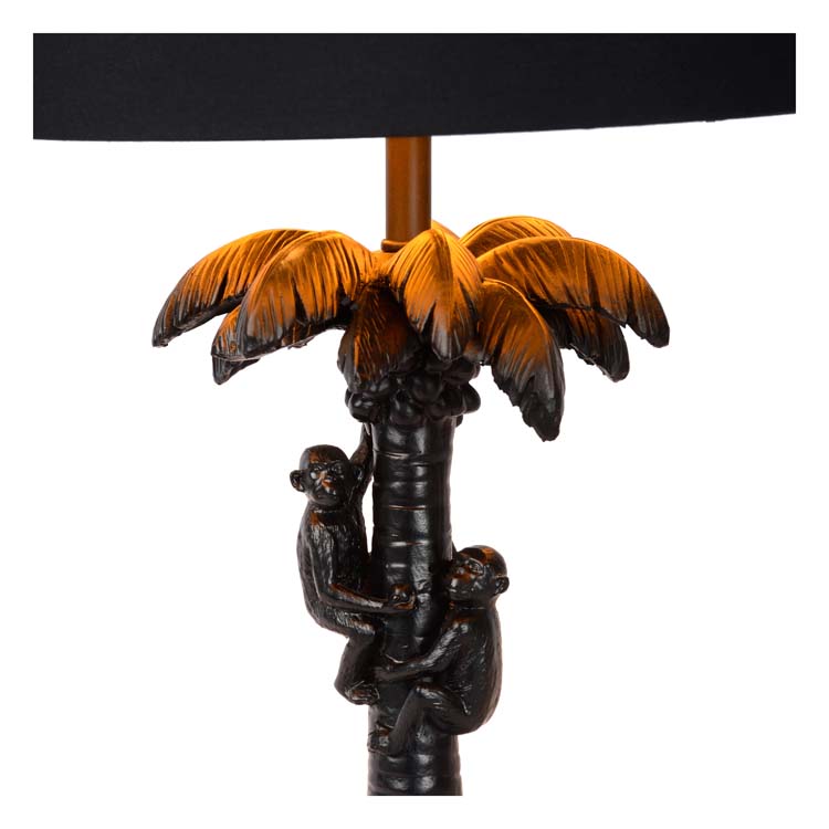 Lampe de table arbe h50cm noir excl lampe LED possible