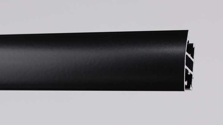 Rail bg noir mat 30x16mm 2500mm