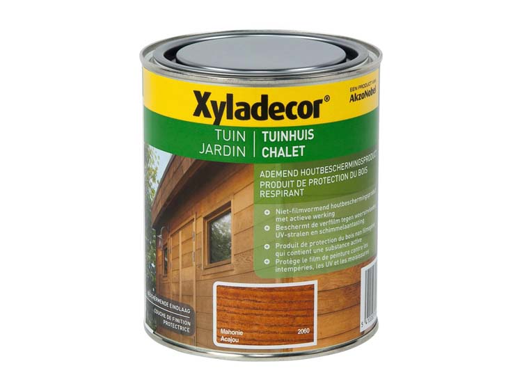 Xyladecor houtbeits tuinhuis 0,75l mahonie