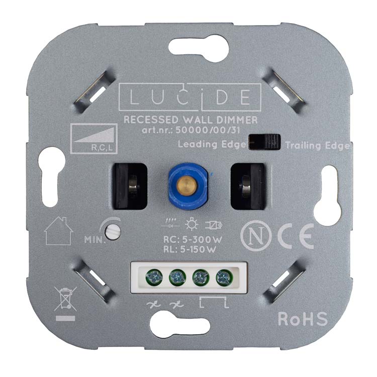LED dimmer Fase aansnijding RL 5-150W /Fase afsnijding RC 5-300W Wit
