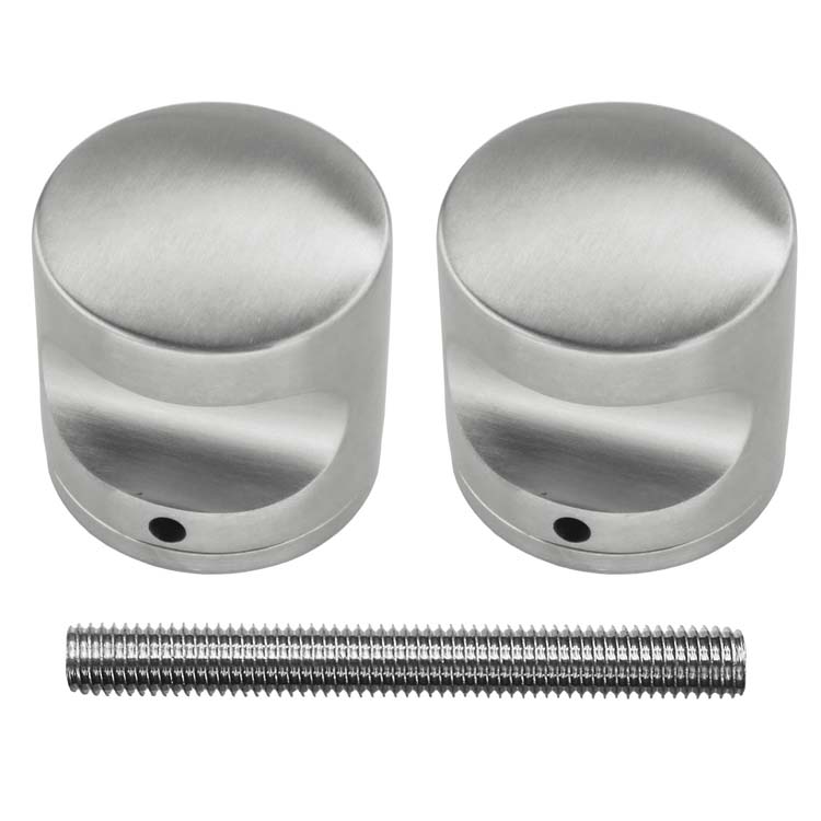 Top h 50 massif inox plus paire épaisseur porte>3cm