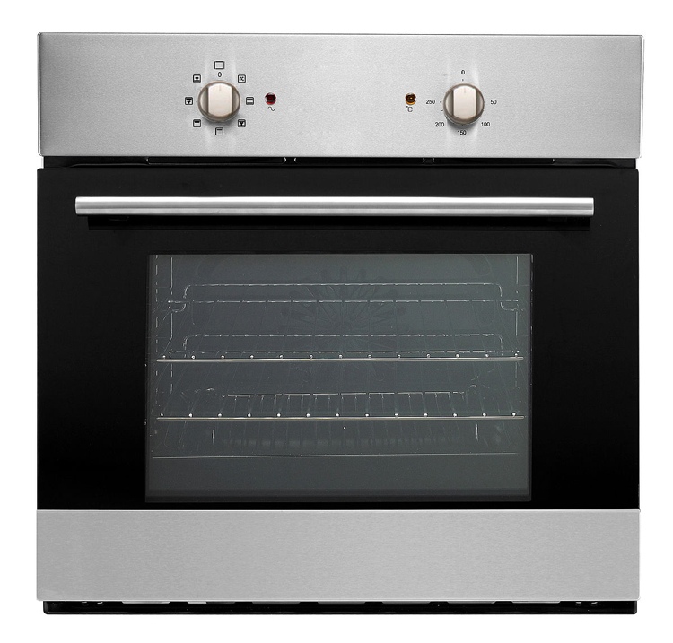 Keuken 340cm - zwart/eik donker - vitrokeramische kookplaat