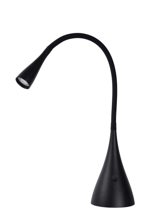 Lucide ZOZY - Lampe de bureau - 3W 3000K - 3 StepDim - Noir