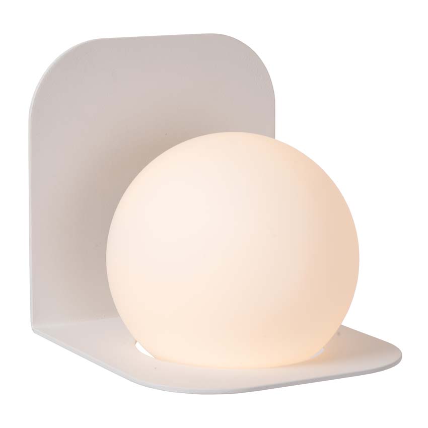 Lucide DAVY - Wandlamp Badkamer - 1xG9 - IP44 - Wit