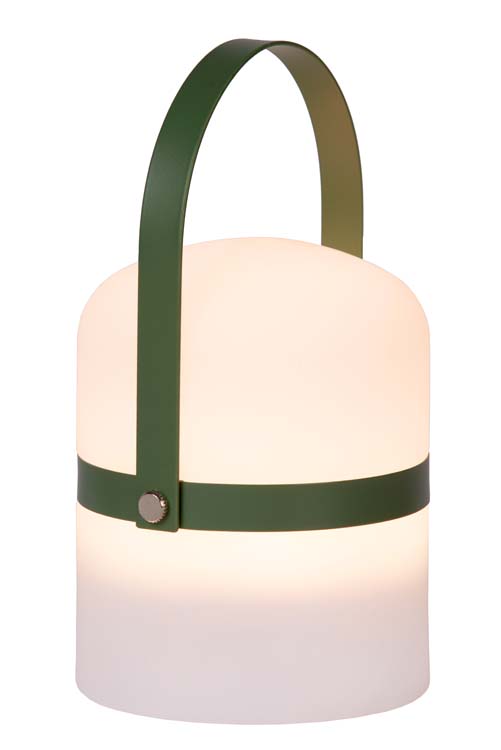 Tafellamp Buiten - Ø 10 cm - LED Dimb. - 1x0,3W 3200K - IP44 - 3 StepDim - Wit Groen