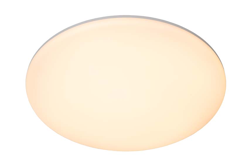 Lucide OLSON - Plafonnier - Ø 35 cm - LED Dim. - CCT - 1x36W 3000K/6500K - Opalin