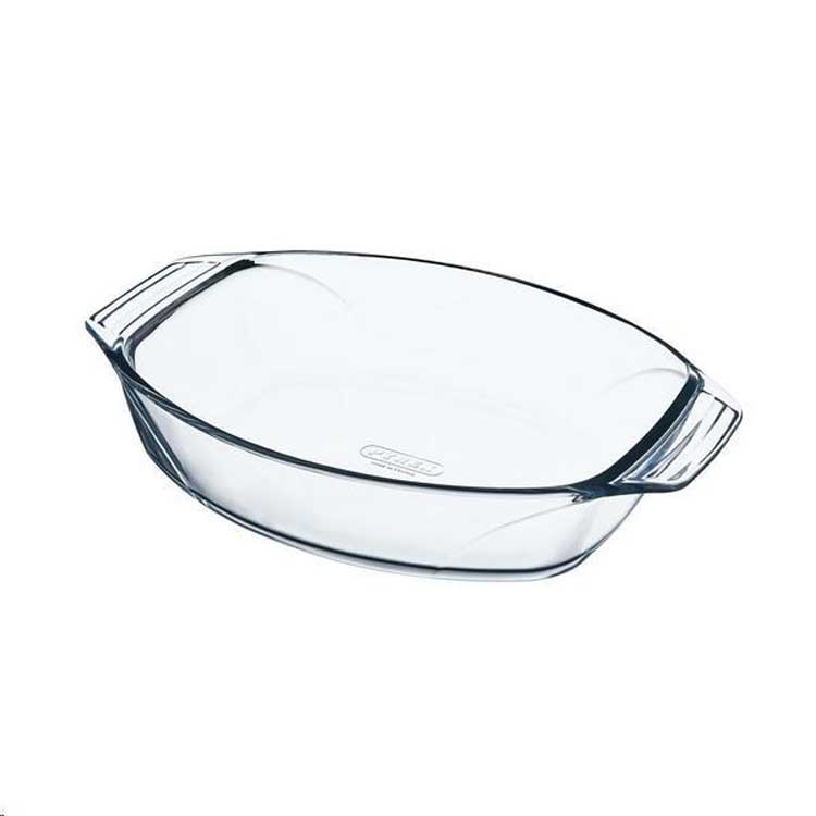 Schotel in glas Pyrex ovaal 35x24 cm