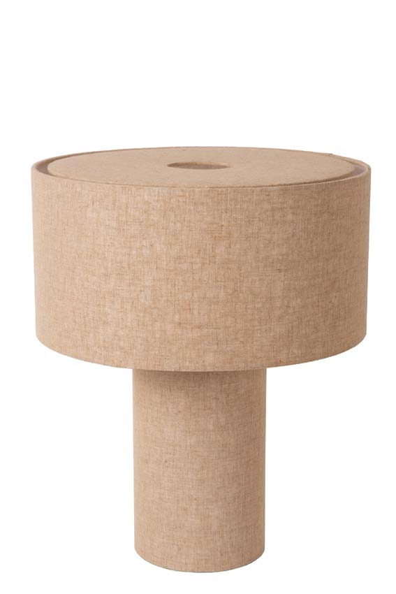 Lucide LEEROY - Lampe de table - 1xE27 - Taupe