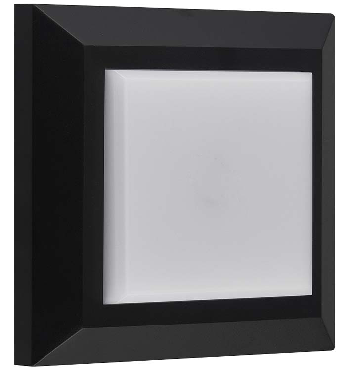 Buitenverl LED SMD wandlamp zwart 3W 290LM incl