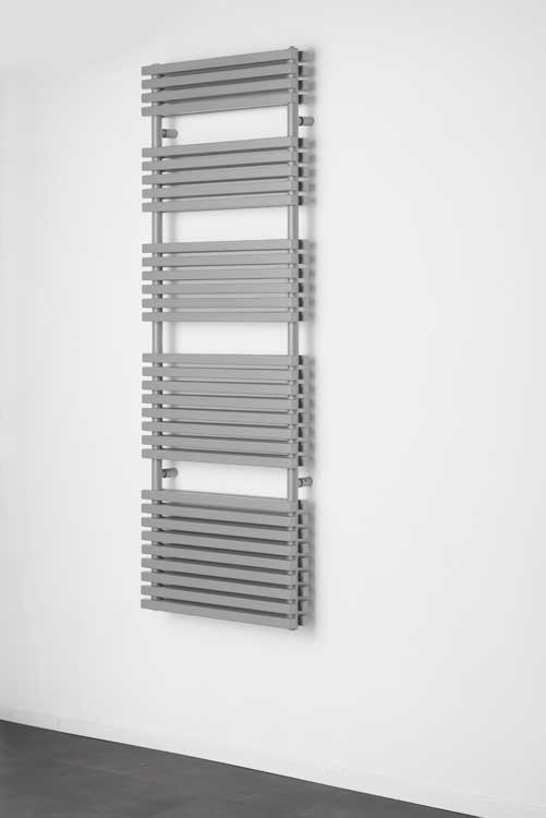 Handdoekradiator Xenia dubbel grijs 180 x 60 cm 2854 Watt