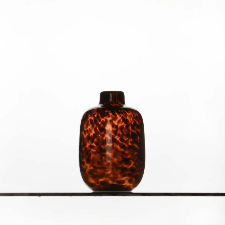 Vase 18x12 cm leopard