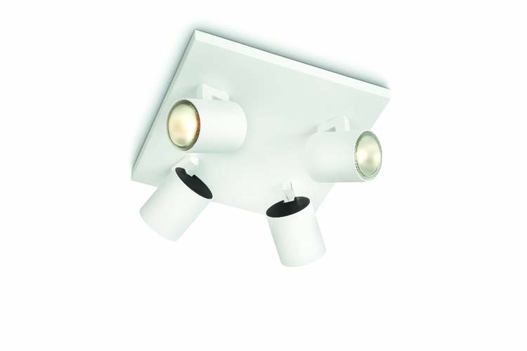 Spot en applique LED Blanc 4x50W