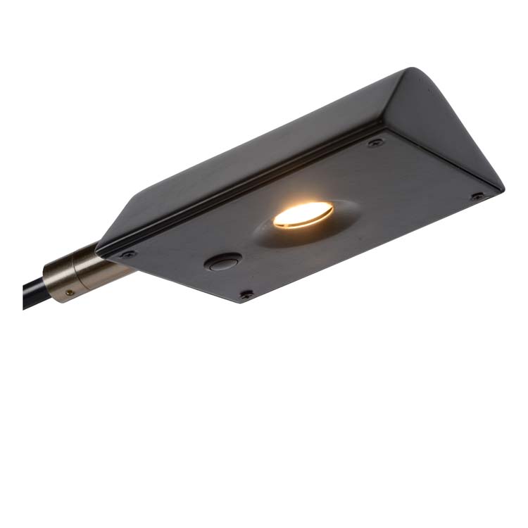 Lampe de bureau - Ø 20 cm - LED Dim. - 1x9W 3000K - Noir