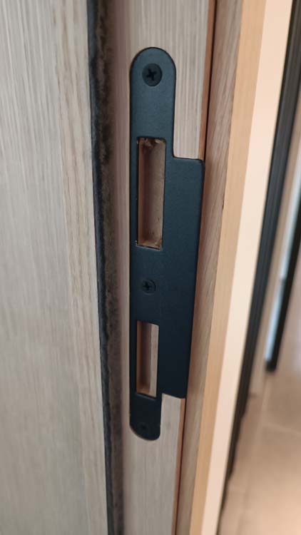 Complete deur Belves eik planken honingraat 93x201.5cm+kast 16.5cm